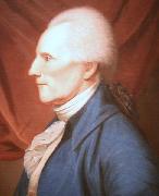 Oil on canvas painting of Richard Henry Lee Charles Willson Peale